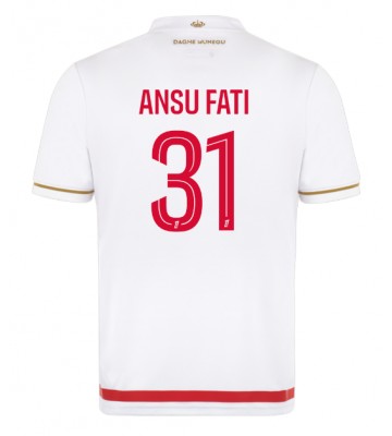AS Monaco Ansu Fati #31 Replika Hemmatröja 2025-26 Kortärmad